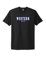 Western HS AVID Block - Mens Select Cotton T-Shirt