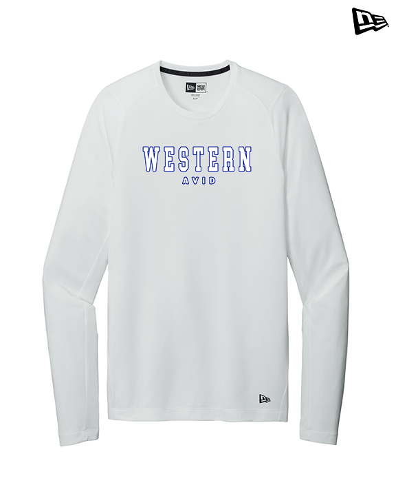 Western HS AVID Block - New Era Performance Long Sleeve