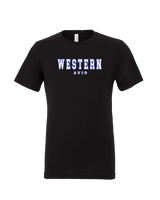 Western HS AVID Block - Tri-Blend Shirt