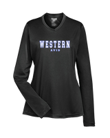 Western HS AVID Block - Womens Performance Longsleeve