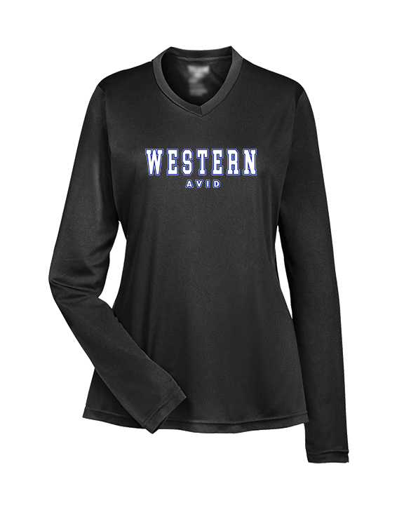 Western HS AVID Block - Womens Performance Longsleeve