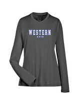 Western HS AVID Block - Womens Performance Longsleeve
