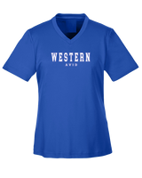 Western HS AVID Block - Womens Performance Shirt