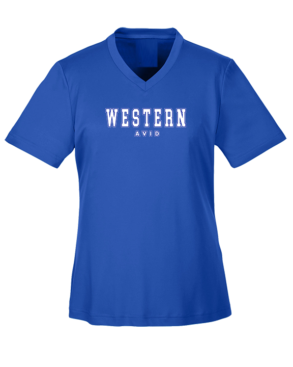 Western HS AVID Block - Womens Performance Shirt