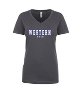 Western HS AVID Block - Womens Vneck