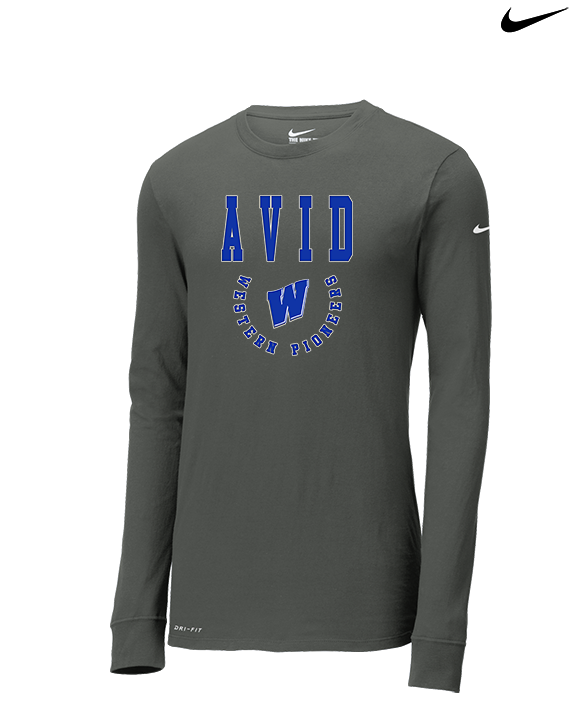 Western HS AVID Swoop - Mens Nike Longsleeve