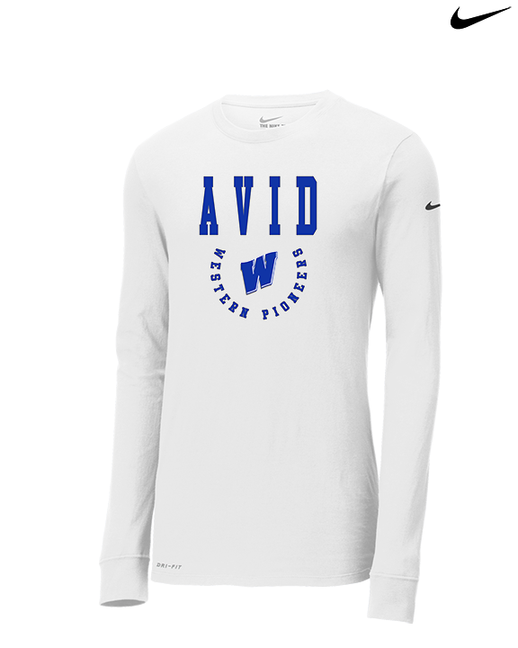Western HS AVID Swoop - Mens Nike Longsleeve