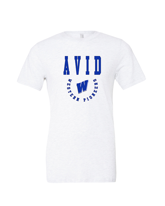 Western HS AVID Swoop - Tri-Blend Shirt