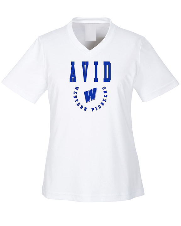 Western HS AVID Swoop - Womens Performance Shirt