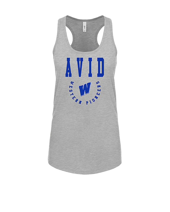 Western HS AVID Swoop - Womens Tank Top