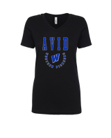 Western HS AVID Swoop - Womens Vneck