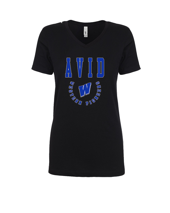 Western HS AVID Swoop - Womens Vneck
