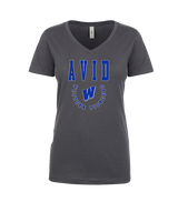 Western HS AVID Swoop - Womens Vneck