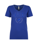 Western HS AVID Swoop - Womens Vneck