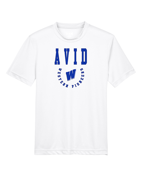 Western HS AVID Swoop - Youth Performance Shirt