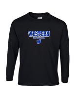 Western HS Boys Basketball Block - Cotton Longsleeve