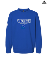 Western HS Boys Basketball Block - Mens Adidas Crewneck
