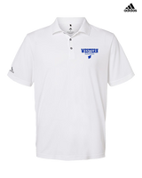 Western HS Boys Basketball Block - Mens Adidas Polo