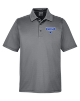 Western HS Boys Basketball Block - Mens Polo