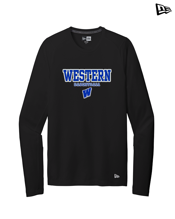 Western HS Boys Basketball Block - New Era Performance Long Sleeve