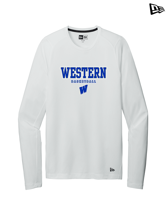 Western HS Boys Basketball Block - New Era Performance Long Sleeve