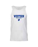 Western HS Boys Basketball Block - Tank Top