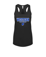 Western HS Boys Basketball Block - Womens Tank Top