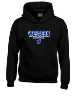 Western HS Boys Basketball Block - Youth Hoodie