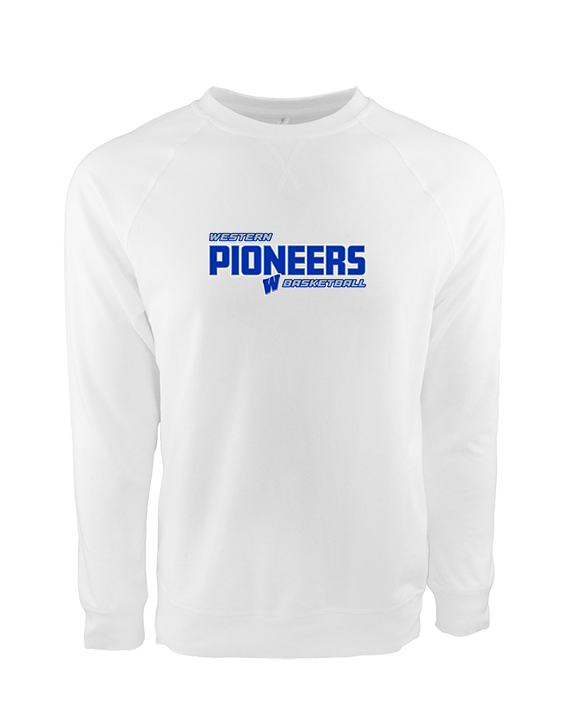 Western HS Boys Basketball Bold - Crewneck Sweatshirt