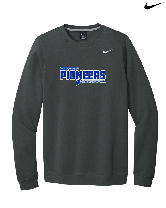 Western HS Boys Basketball Bold - Mens Nike Crewneck