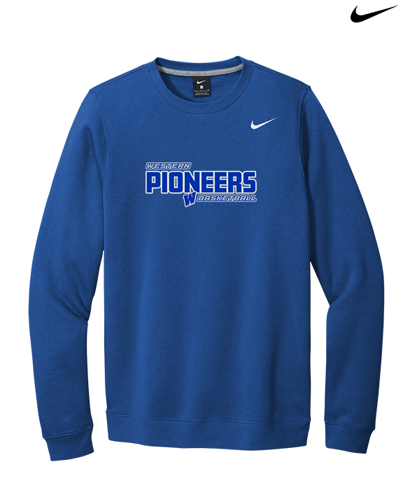 Western HS Boys Basketball Bold - Mens Nike Crewneck