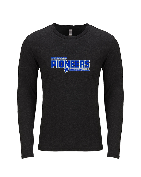 Western HS Boys Basketball Bold - Tri - Blend Long Sleeve