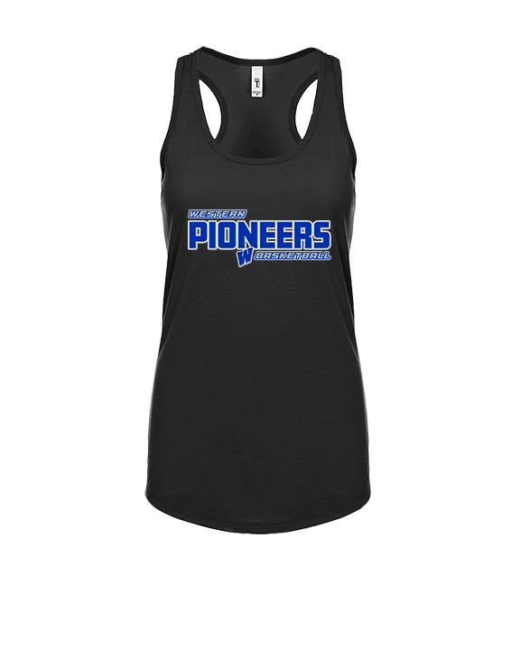 Western HS Boys Basketball Bold - Womens Tank Top