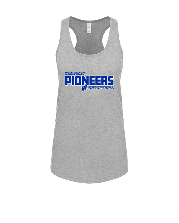 Western HS Boys Basketball Bold - Womens Tank Top