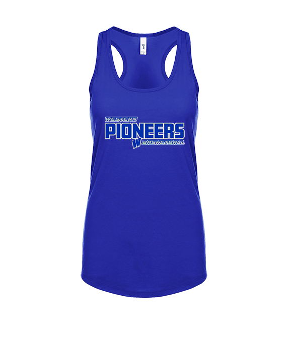 Western HS Boys Basketball Bold - Womens Tank Top