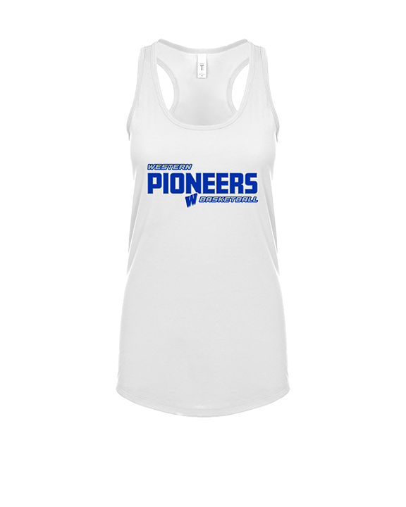 Western HS Boys Basketball Bold - Womens Tank Top