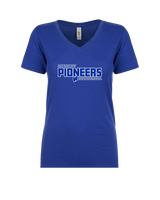 Western HS Boys Basketball Bold - Womens Vneck