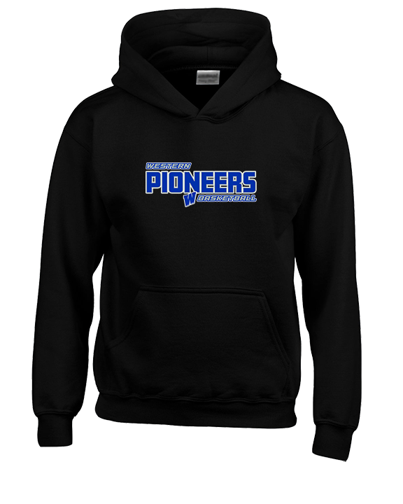 Western HS Boys Basketball Bold - Youth Hoodie