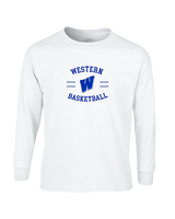 Western HS Boys Basketball Curve - Cotton Longsleeve