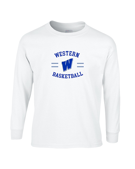 Western HS Boys Basketball Curve - Cotton Longsleeve
