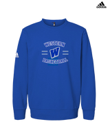 Western HS Boys Basketball Curve - Mens Adidas Crewneck