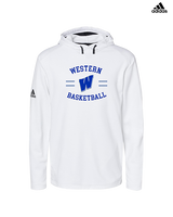 Western HS Boys Basketball Curve - Mens Adidas Hoodie
