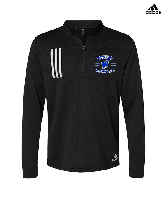 Western HS Boys Basketball Curve - Mens Adidas Quarter Zip