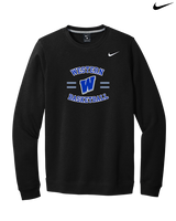 Western HS Boys Basketball Curve - Mens Nike Crewneck