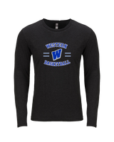 Western HS Boys Basketball Curve - Tri - Blend Long Sleeve