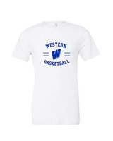 Western HS Boys Basketball Curve - Tri - Blend Shirt