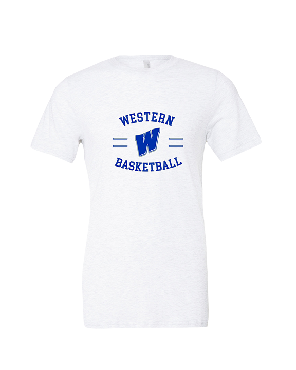 Western HS Boys Basketball Curve - Tri - Blend Shirt