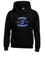 Western HS Boys Basketball Curve - Unisex Hoodie