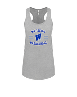 Western HS Boys Basketball Curve - Womens Tank Top