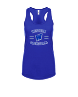 Western HS Boys Basketball Curve - Womens Tank Top